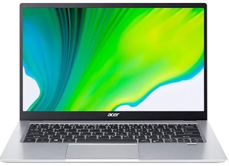 Laptop Acer Swift 1 Pure Silver 14" IPS N4020 4GB 128GB eMMC  WIN 11 PRO S 