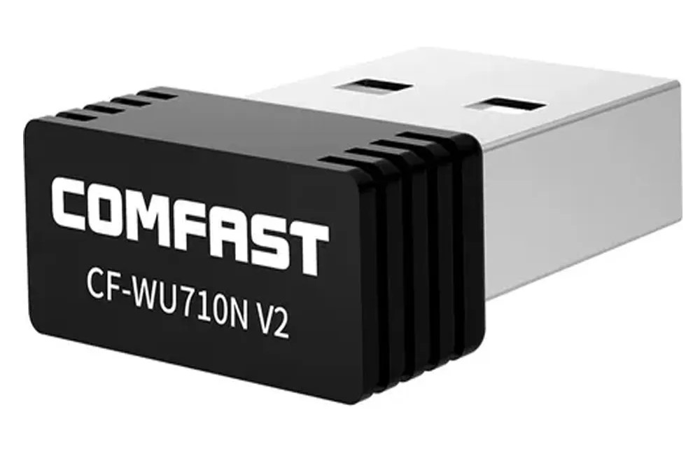 ADAPTADOR COMFAST (CF-WU710NV2)USB, WIFI, 150Mbps, Nano