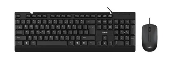 COMBO TECLADO Y MOUSE HAVIT KB272CM –USB NEGRO