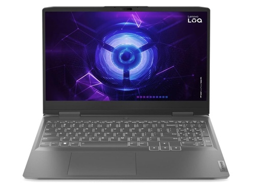 LAPTOP LENOVO LOQ 15IRH8 15'' I5-12420H 3.4 GHZ GEFORCE RTX 3050 6GB- 16GB RAM DDR-5 4800MHZ 512GB SSD M.2 WIN11H 